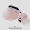 2025 nuevo sombrero de sol para mujer, ala ampliada, protección para el cuello contra rayos ultravioleta, sombrero de sol para exteriores de paja, top vacío
