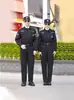 Ropa de Trabajo de Seguridad Primavera y Otoño Uniformes de Seguridad de Manga Larga Trajes de Entrenamiento para Propiedad para Hombres y Mujeres