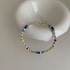 Pulsera de Perlas Plateadas Rota Joker de Moda Pulsera Elegante Nicho de Lujo Ligero Nuevo Estilo Pulsera Estilo Frío Venta al por Mayor