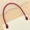 Em estoque Bolsa Artesanal de Couro PU para Presente com Alça de Ombro de Couro Bolsa de Couro com Acessórios Portátil Varejo Atacado