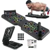 Prancha de Flexão Multifuncional em T Stand Portátil Equipamento de Exercício para Casa para Treinamento de Músculos do Peito e Abdominais Equipamento Esportivo