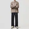 Pantalones Largos Casuales de Verano para Hombre, Sueltos, Rectos, Delgados, Marca de Moda, Caídos, Deportivos, Pierna Ancha, Pantalones de Chándal, Venta de Liquidación