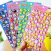 Pegatinas de Pollo Japonés Estéreo Más Suerte Dibujos Animados Animales Lindos Pegatinas de Recompensa para Niños Decoración de Álbum de Bebé Diario