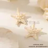 2025 Nuevo Pasador de Concha Marina Tridimensional Pinza para Flequillo de Perla de Concha Natural Accesorios para el Cabello de Estrella de Mar para Vacaciones en la Playa