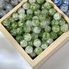 Atacado 10mm jade de seda dourado contas de vidro quebrado contas redondas contas soltas de vidro material para pulseira DIY feita à mão pulseira