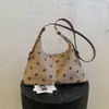 Bolso de Felpa Gamuzada para Mujer 2026 Nuevo de Moda Otoño Bolso de Mano de Lunares Bolso de Hombro Individual Retro para Viaje Bolso Cruzado