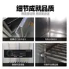 Mesa de Trabajo para Conservar Frescura Cocina Transfronteriza Congelador Comercial Refrigeración de Gran Capacidad Mesa de Trabajo de Acero Inoxidable Refrigeración y Congelación