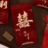Sobre Rojo de Regalo 2026 Modelo Nuevo Buena Suerte Universal Boda Regalo de Agradecimiento Dinero de la Suerte Sellado en Oro Diez Mil Yuanes Sobre Rojo