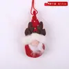 Feltro de Natal boneca pequena chapéu do Papai Noel enfeites enfeites atmosfera decorações presente embalagem de presente