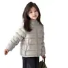 Chaqueta Ligera de Plumas para Niña Invierno 2026 Nueva Abrigo 50% Plumas Elegante para Niña Grande Esencial Uniforme Escolar Ropa de Invierno para Niños