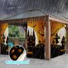 Cortina Ventana Pantalla Impermeable Exterior Comercio Exterior Transfronterizo Pabellón Moderno Amazon Transfronterizo Toldo Protector Solar Serie Bosque