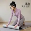 Jaqueta Cardigan Esportiva de Yoga com Zíper de Secagem Rápida Feminina Jaqueta de Corrida Fitness Manga Longa Top Alta Elasticidade Respirável Roupa Esportiva de Treinamento