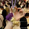 Colgante de Caballo Dorado, Llavero con Símbolo de Riqueza Instantánea, Colgante de Bolsa de Oro Puro, Regalo de San Valentín, Pequeño Regalo del Año del Caballo