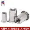 Tuercas remachables galvanizadas, tuercas de zinc con recubrimiento de color y cabeza plana con nervaduras verticales, tuercas de cabeza redonda con superficie moleteada, M3-M12, cabeza redonda, a prueba de óxido, y diseñadas para un apriete manual fuerte