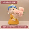 Ramo de tulipanes, decoración de mesa de resina, regalo para el Día del Maestro, arreglo floral para vinoteca, maceta de suculentas para mamá
