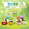 Caixa Surpresa Diária Tema Flores Panda Enfeites de Mesa, Miniaturas Periféricas, Presentes Criativos para Decoração de Casa, Atacado e Varejo