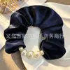Venta directa del fabricante: Gomas de Pelo Satinadas Coreanas con Perlas, Gomas de Pelo Satinadas para Mujer, Bandas para el Cabello, Cuerdas para el Cabello, Gomas de Pelo