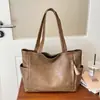 Bolso de mujer de gran capacidad, nuevo estilo casual de moda 2026, adecuado para la escuela, el trabajo y el uso diario, bolsa de mano de gran capacidad