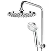 Cabezal de ducha australiano Wels caliente y frío, set de ducha de mano presurizado de 3 funciones