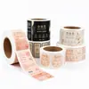 Etiquetas personalizadas gruesas e impermeables para loción corporal, adhesivo fuerte, etiquetas de crema hidratante resistentes a la fricción