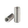 Tornillo de apriete de extremo cóncavo de acero inoxidable 304, base de alambre superior, tornillo de máquina de tornillo de medidor, tornillo sin cabeza de hexágono interior M1.6-M8