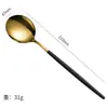 TEMU Cruzamento Fronteira Aço Inoxidável Português Colher de Mesa Garfo Faca Colher de Chá Colher para Beber Sopa Faca de Bife Conjunto de Talheres