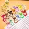 Llavero colgante de campana de pentagrama calado de colores Kit de material para abalorios hecho a mano DIY para accesorios de decoración de bolsas y orejas
