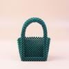 Nuevo Bolso Clutch de Perlas de Moda Bolso de Mano de Diosa para Fiesta de Cena Tejido a Mano Mini Bolso Tejido de Perlas