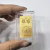 Año Nuevo, Año del Caballo, Pegatinas para Teléfono de Oro Puro, Princesa Rica, Por Favor Trae Riqueza, Pegatinas de Tarjeta Dorada de Tesoro, Hojuelas de Oro, Pequeños Regalos