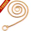 Hanhanel Corrente Cobra Pet Metal P Corrente de Aço Inoxidável Grande, Média, Pequena Coleira para Cachorro Colar para Cachorro Formato Cobra