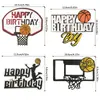 Decoración para Pastel de Chico Baloncesto Yuehao Topper Slam Dunk Chico Celebridad de Internet Decoración para Fiesta de Cumpleaños Accesorio para Hornear