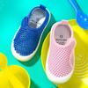 Nuevos zapatos de malla de colores caramelo para niños, zapatos de malla con velcro para niños, zapatillas deportivas para niños pequeños, zapatillas para niñas pequeñas