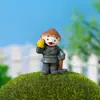 Novos fofos ovelhas brancas micro paisagem vasos pequenos enfeites cordeiro de desenho animado decorativo diy acessórios