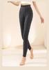 Pantalones cálidos de lana 100 % para mujer, calzoncillos largos de cintura alta para uso interior, leggings gruesos con forro polar de invierno, pantalones de algodón extra gruesos del noreste