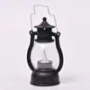 Lámpara de Aceite Pequeña LED Retro Transfronteriza Bolso Estilo Lámpara de Viento Lámpara de Velas Digital Decoración de Navidad Halloween Luz Nocturna