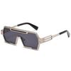 2267 caja de metal gafas de sol de una pieza deportivas europeas y americanas Amazon tendencia outdoor moda futura hip hop hombres