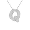 Collar Nuevo Estilo Europeo y Americano 2024 con Incrustaciones Collar de 26 Letras Burbuja Moda para Mujer Regalo de Cumpleaños Joyería