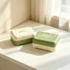 Jabonera Creativa Nueva para Lavabo de Baño Caja de Jabón de Plástico Directo del Fabricante Jabonera de Dibujos Animados con Tapa y Drenaje