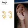 Xi Gu E1118 S925 Prata Moda Personalidade Diamante Brincos Clipe de Orelha Design de Moda Feminina Clipe de Orelha