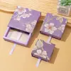 Caja de Empaque Colgante Estilo Chino Caja de Almacenamiento de Joyería Tipo Cajón Caja de Almacenamiento para Joyería Joyería Anillo Collar Película de PE