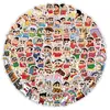 120 folhas de estilo popular de venda quente sem repetição combinação de caligrafia de filhote fofo desenho animado criativo DIY material para conta manual adesivos