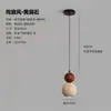 Estilo de música estética bambu-junta mármore natural lustre de sala de jantar, mesa de jantar, balcão de bar, sala de chá Zen, escritório, luminária longa de escritório