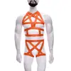 Bambu como roupas Europeu e Americano adulto masculino sexy alça vazada SM bondage diversão roupa dividida NZN0029