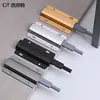 Rebotador de Puerta de Armario Tipo Empuje Autoelástico Alto Manija de Puerta Sin Tirador Cajón Puerta de Gabinete Succión Magnética Automática Botón de Presión Perlas