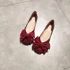 Mocasines con Lazo Wanwanfeng para Mujer, Nuevo Estilo Otoño 2026, Zapatos sin Cordones de Suela Suave Poco Profundos para el Trabajo y el Desplazamiento