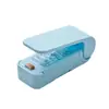 Máquina Portátil de Selar Filme Alimentício Mini para Viagem Doméstica Pressão Manual Lanche Sacola Plástica Pequena Seladora Térmica