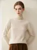 26 nuevos modelos de suéteres de cachemir 100% puro de prêt-à-porter de primera línea para mujer, camiseta base de punto de cuello alto, suéter de invierno