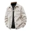 Chaqueta Nueva Retro de Moda Transfronteriza, Estilo Japonés Casual Versátil Solapa Simple Casual Ropa de Trabajo Superior