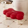 Reposapiés para inodoro, ayuda para agacharse para inodoros, reposapiés de plástico engrosado para uso doméstico, reposapiés pequeño antideslizante para baño