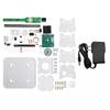 Kit de pantalla LED de matriz de puntos giratoria plana acrílico 51 microcontrolador soldado piezas de producción electrónica DIY